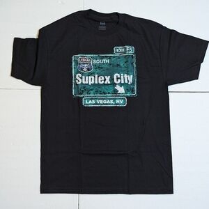 Brock Lesnar Suplex City Las Vegas T-Shirt. Men's large. WWE, never worn